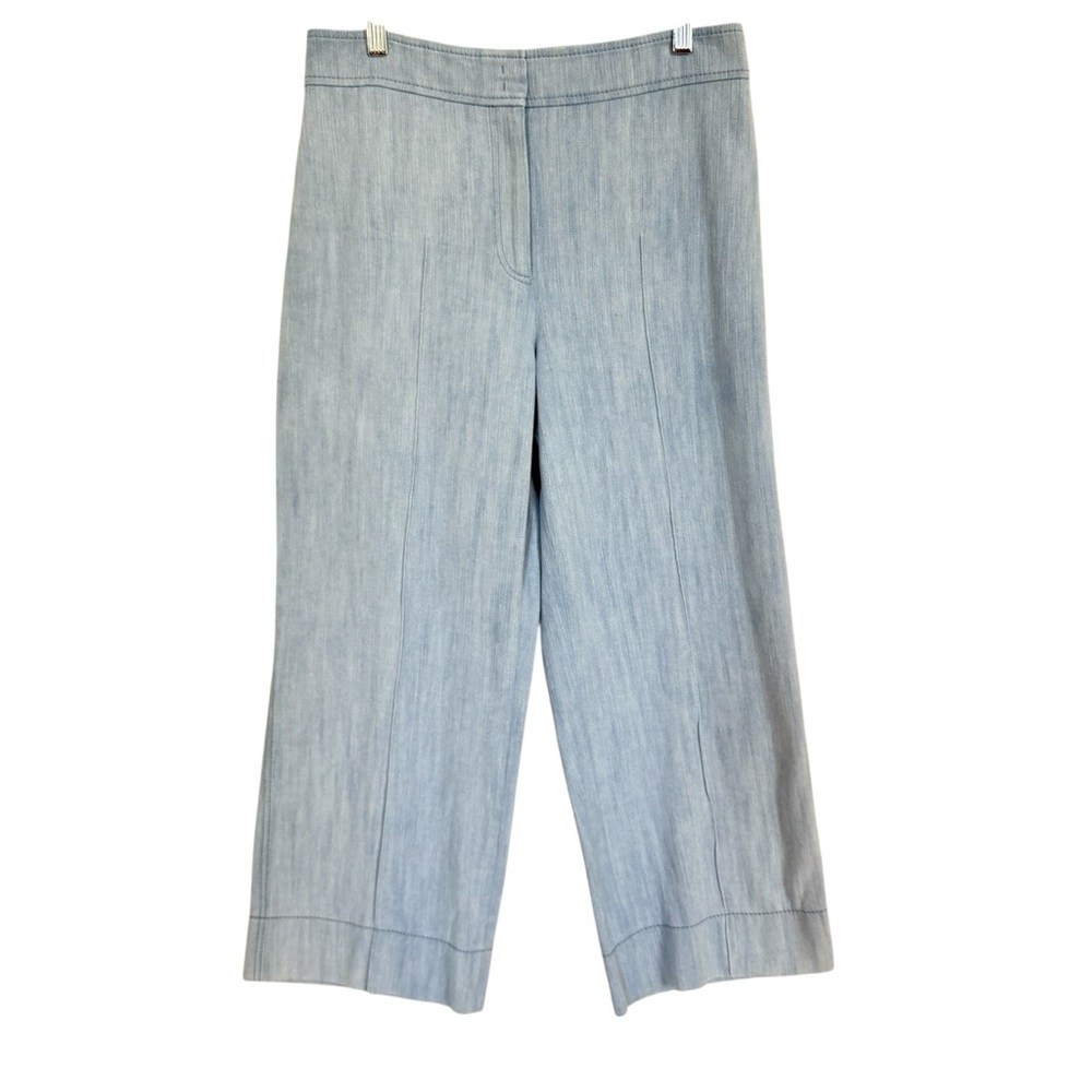 Akris Punto Chieko High-Rise Wide Leg Denim Jeans Women’s Size 8 - Picture 3 of 16